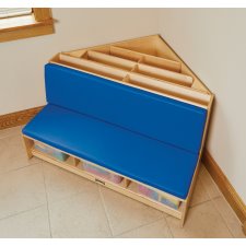 Jonti-Craft Corner Literacy Nook, Blue