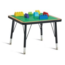 Jonti-Craft Adjustable Building Table, Preschool Brick Compatible