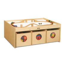 Jonti-Craft Activity Table with 6 See-n-Wheel Bins