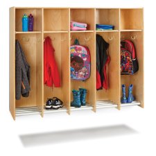 Jonti-Craft 5 Section Hanging Locker