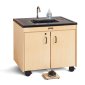 Jonti-Craft Clean Hands Helper Portable Sink, Nonelectric, Plastic Sink, 26"