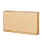 Jonti-Craft 30 Tub Mobile Storage with Plywood Back, Clear Tubs