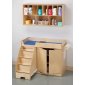 Jonti-Craft Changing Table Combo with Stairs, Left Side
