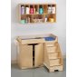 Jonti-Craft Changing Table Combo with Stairs, Right Side