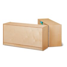 Jonti-Craft Toddler Mobile Fold-n-Lock with Plywood Back