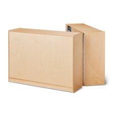 Jonti-Craft Super-Sized Mobile Fold-n-Lock with Plywood Back