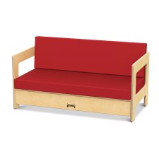 Jonti-Craft Living Room Couch, Red