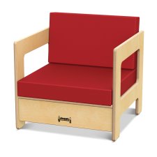 Jonti-Craft Living Room Chair, Red