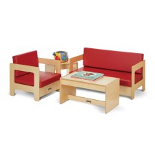 Jonti-Craft 4 Piece Living Room Set, Red