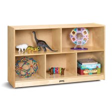 Jonti-Craft Low Single Mobile Storage Unit with a Magnetic Write-n-Wipe Back