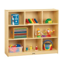 Jonti-Craft Mega Mobile Single Storage Unit with Magnetic Write-n-Wipe Back