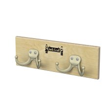 Jonti-Craft Wall Mount Coat Rail, 2 Hooks