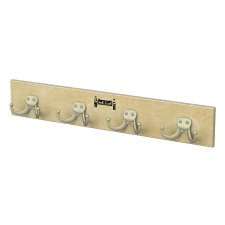 Jonti-Craft Wall Mount Coat Rail, 4 Hooks