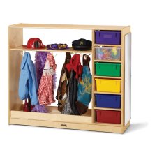 Jonti-Craft Dress-Up Storage with Coloured Tubs