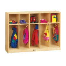 Jonti-Craft Toddler 5 Section Coat Locker