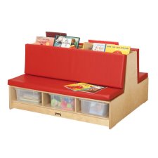 Jonti-Craft Read-a-Round Couch, Red