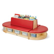 Jonti-Craft Read-a-Round 3 Piece Set, Red