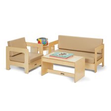 Jonti-Craft 4 Piece Living Room Set, Wheat