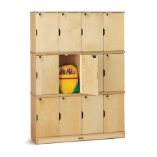 Jonti-Craft Stacking Lockable Lockers, Triple Stack