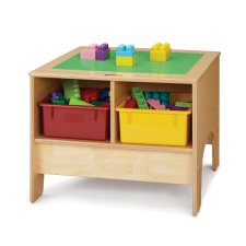 KYDZ Building Table, Preschool Brick Compatible with Coloured Tubs