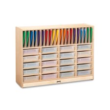 Jonti-Craft Homework Station with Clear Paper-Trays