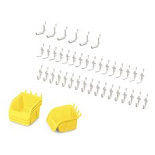 Jonti-Craft Pegboard Hooks & Bins, 43 Piece Set