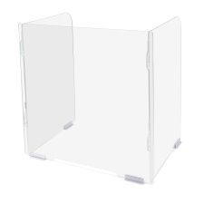 Jonti-Craft See-Thru Student Desktop Shield, 24"H