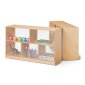 Jonti-Craft Low Mobile Fold-n-Lock with See Thru Back