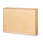 Jonti-Craft Super-Sized Single Mobile Storage Unit with Plywood Back, 18" Deep