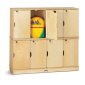 Jonti-Craft Stacking Lockable Lockers, Double Stack