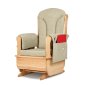 Jonti-Craft Glider Rocker, Beige Cushions