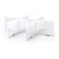 Jonti-Craft See-Thru Table Divider Shields, 6 Station, 58-1/2" x 47-1/2" x 16"