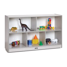 Rainbow Accents Low Single Mobile Storage Unit, Gray