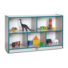 Rainbow Accents Low Single Mobile Storage Unit, Teal