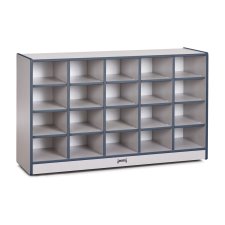 Rainbow Accents 20 Cubbie-Tray Mobile Storage, Navy