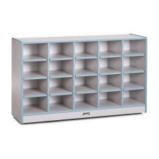 Rainbow Accents 20 Cubbie-Tray Mobile Storage, Coastal Blue