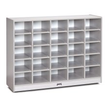 Rainbow Accents 25 Cubbie-Tray Mobile Storage, Gray