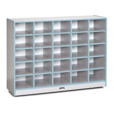 Rainbow Accents 25 Cubbie-Tray Mobile Storage, Coastal Blue