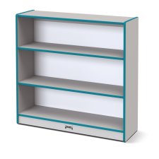 Rainbow Accents Short Bookcase, Teal