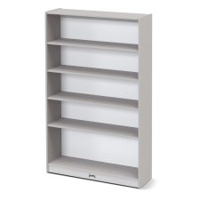 Rainbow Accents Tall Bookcase, Gray