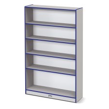 Rainbow Accents Tall Bookcase, Blue