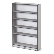 Rainbow Accents Tall Bookcase, Navy