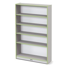 Rainbow Accents Tall Bookcase, Key Lime