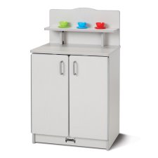 Rainbow Accents Culinary Creations Kitchen Cupboard, Gray