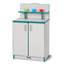 Rainbow Accents Culinary Creations Kitchen Cupboard, Teal