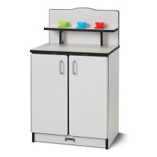 Rainbow Accents Culinary Creations Kitchen Cupboard, Black