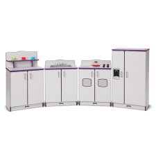 Rainbow Accents Culinary Creations Kitchen 4 Piece Set, Purple