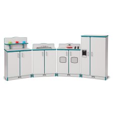 Rainbow Accents Culinary Creations Kitchen 4 Piece Set, Teal