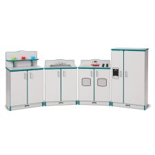 Rainbow Accents Culinary Creations Kitchen 4 Piece Set, Teal