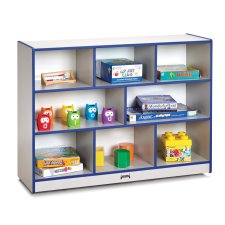 Rainbow Accents Super-Sized Single Mobile Storage Unit, Blue